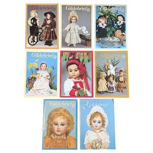 Gildebrief Magazine for Dollmakers Lot 8 Issues 1994 1995 1998 Vintage German